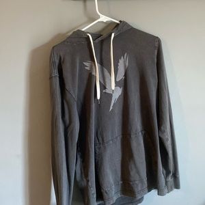 American Eagle Long Sleeve Hoodie Tee Size Medium
